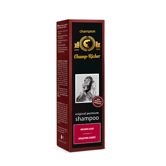 CHAMP-RICHER-dog shampoo brown coat 250 ml