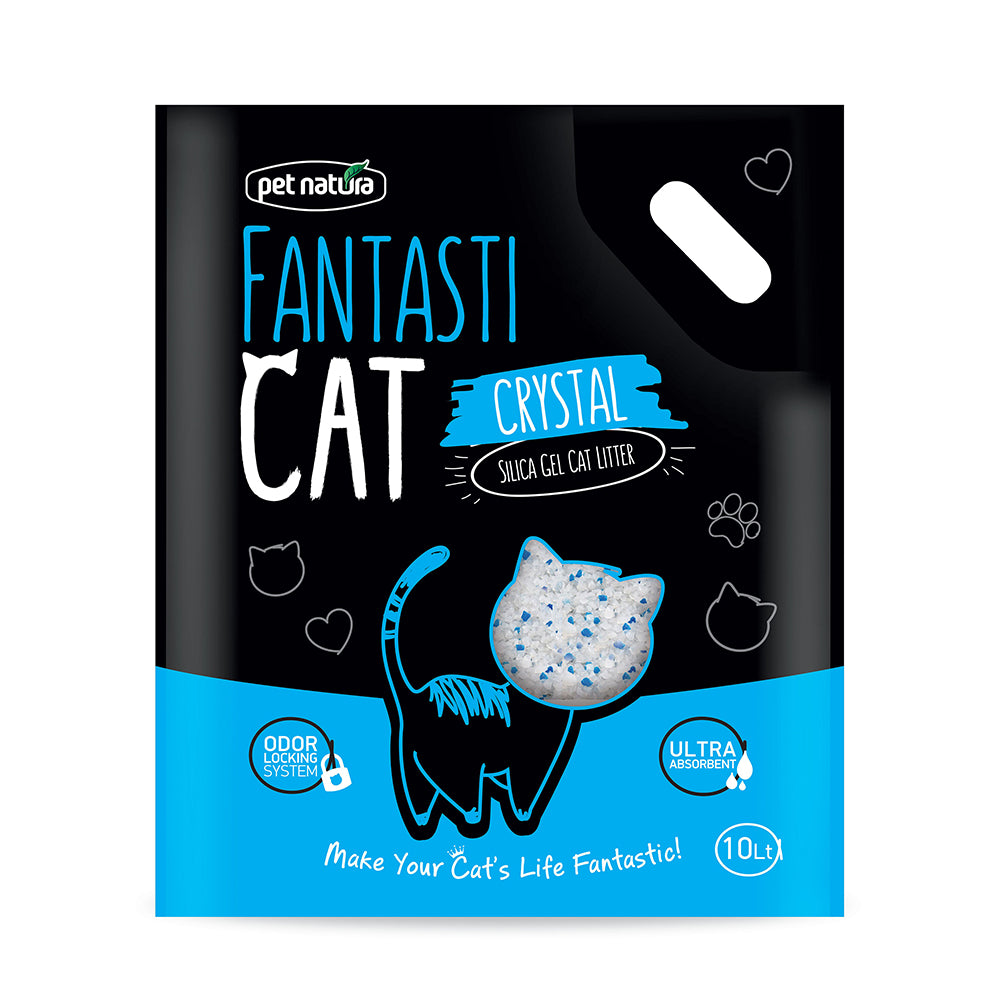 Άμμος Γάτας FantastiCat Κρυσταλλική 2kg/5lt χωρίς άρωμα