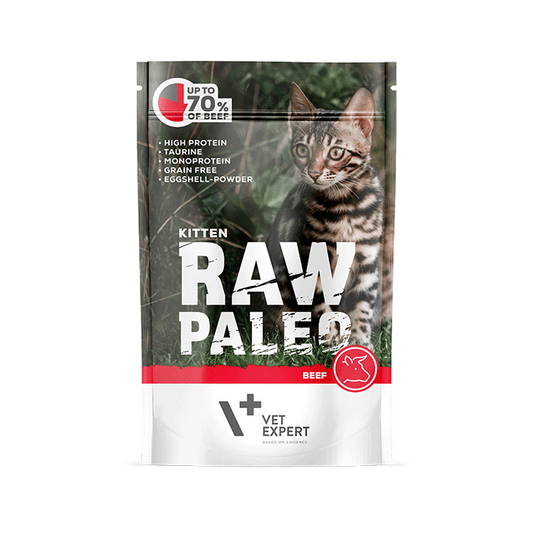 Cat Raw Paleo wet Kitten Beef 100 gr