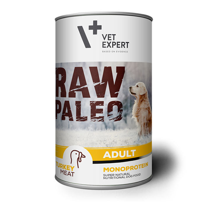 Dog Raw Paleo wet Adult turkey 400 gr