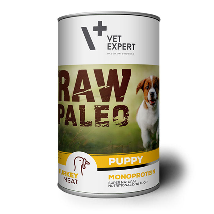 Dog Raw Paleo wet Puppy turkey 400 gr
