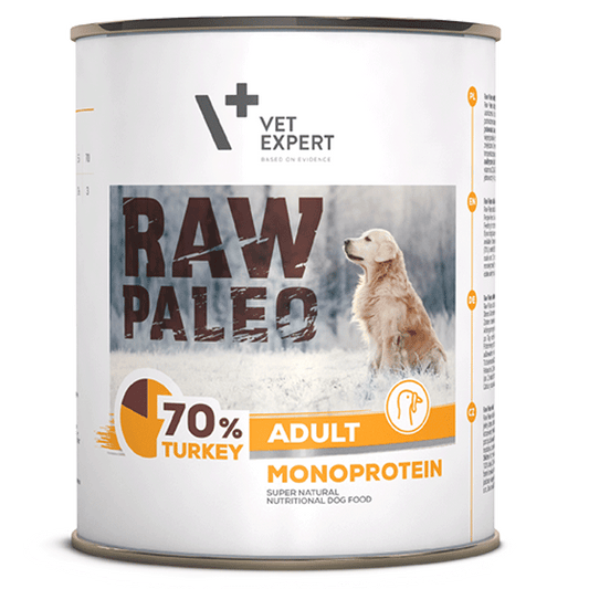 Dog Raw Paleo wet Adult turkey 800 gr