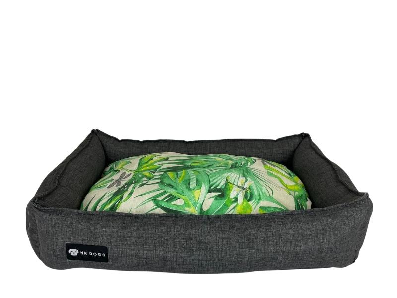 BASKET BED - Dark Jungle Large 96x68cm