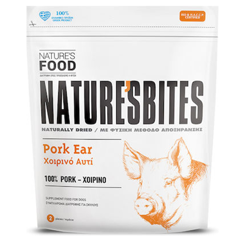 Nature's Food Pork Ear Λιχουδιά Σκύλου Αυτί Χοιρινό