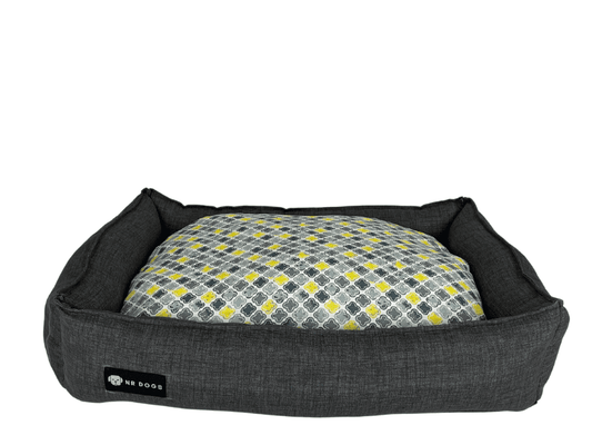 BASKET BED - Dark Gris Large 96x68cm